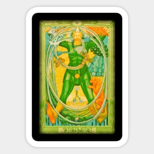 Thoth Tarot - O - The Fool. Sticker